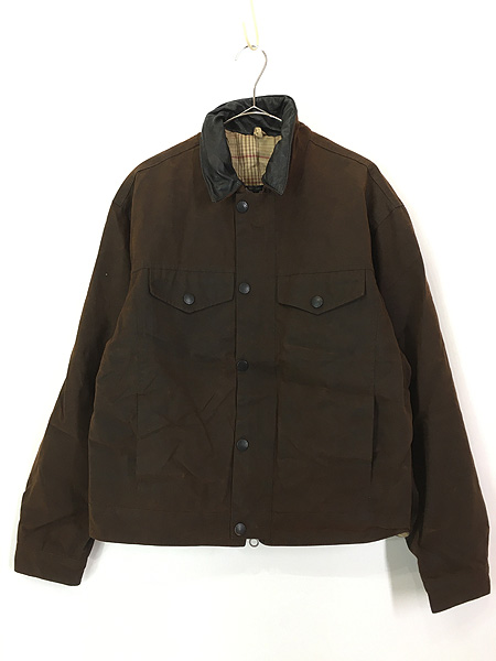 古着屋TOM1192t-24【リメイク】Barbour Back House オイルドジャケット