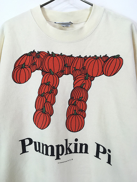 古着 90s USA製 「Pumpkin Pi」 かぼちゃ パンプキン パイ ポップ