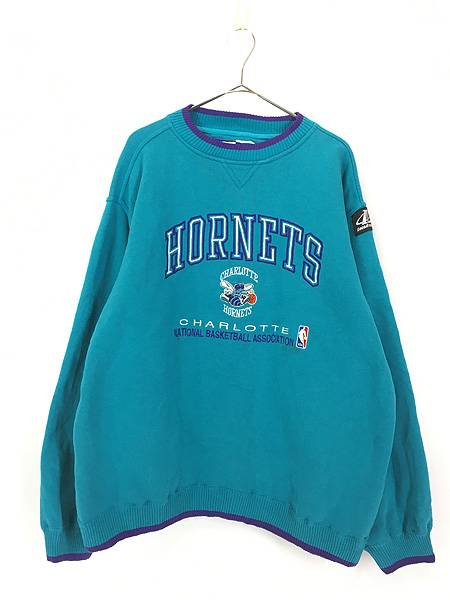 古着 NBA Charlotte Hornets ホーネッツ ヘビー スウェット トレーナー