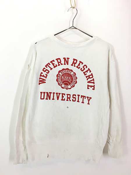 古着 60s Champion ランタグ 「WESTERN RESERVE」 カレッジ ヴィンテージ スウェット トレーナー M 古着【10off】  - 古着 通販 ヴィンテージ　古着屋 Dracaena ドラセナ