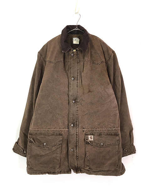 美品　carhartt down jacket brown 90s L