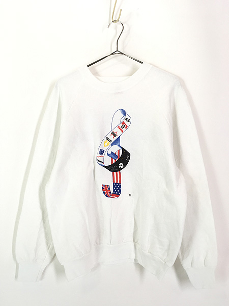 ビンテージ 80s USA L ♡ ハート 弓矢 スウェット デッドストック美品LLYITOPS