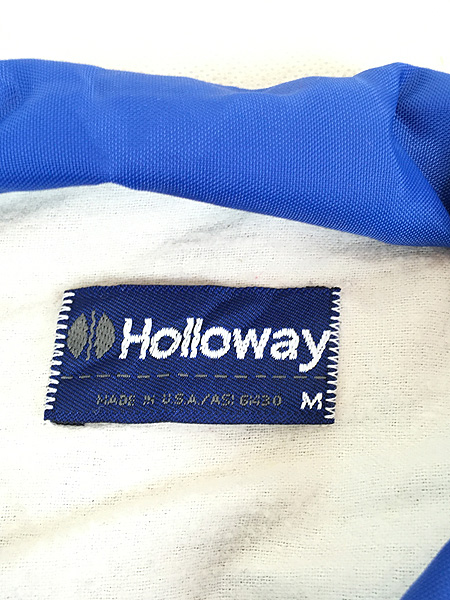 古着 80s USA製 Holloway 「H」 フェルト パッチ ナイロン コーチ