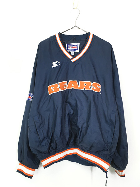 古着 90s NFL Bears ベアーズ プルオーバー ナイロン ジャケット L 古着 - 古着 通販 ヴィンテージ　古着屋 Dracaena  ドラセナ