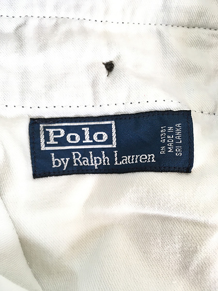 古着 90s Polo Ralph Lauren カラフル チェック パッチワーク ショーツ