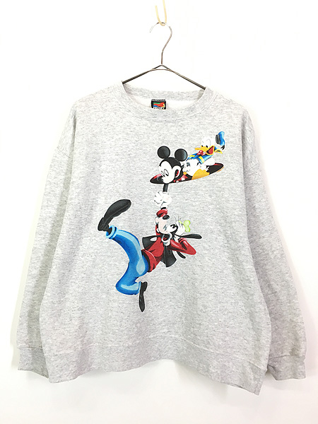 USA製【ヘンリーネックtシャツ 】90sDisneyミッキーグーフィードナルド