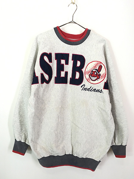 USA製 90s　CLE.インディアンス × RUSSELL  スウェット