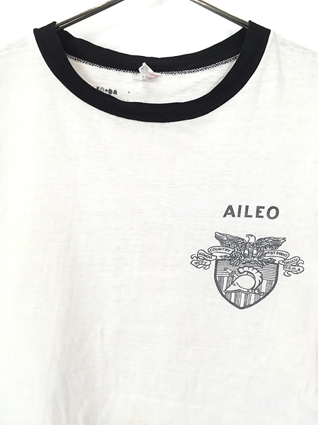 古着 50s Champion 「AILEO」 USMC WEST POINT 染み込み ミリタリー