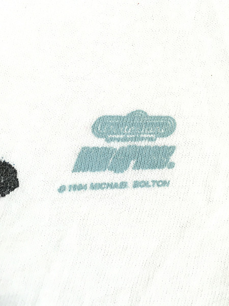 [5] 古着 90s USA製 Michael Bolton 「World Tour 1994」 ビッグフォト ロック ミュージック Tシャツ XL