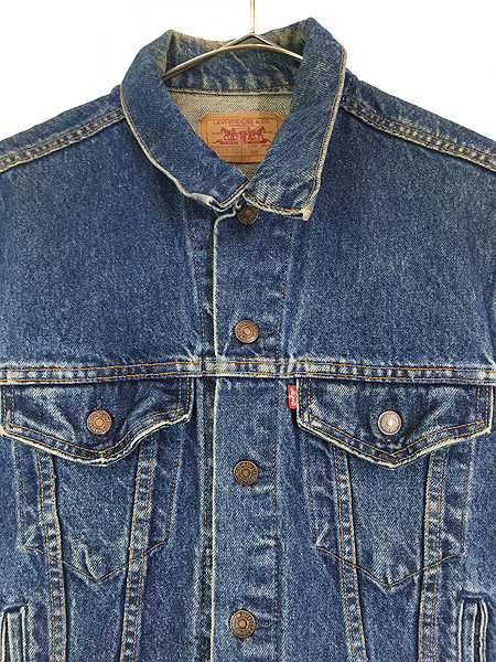 古着 80s USA製 Levi's 60510-0218 ハンド ポケット付 濃紺 デニム ...