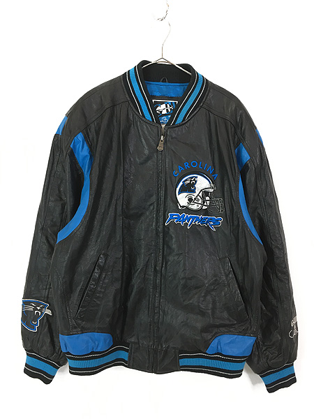 古着 90s NFL New York Giants ジャイアンツ 本革 オールレザー ...