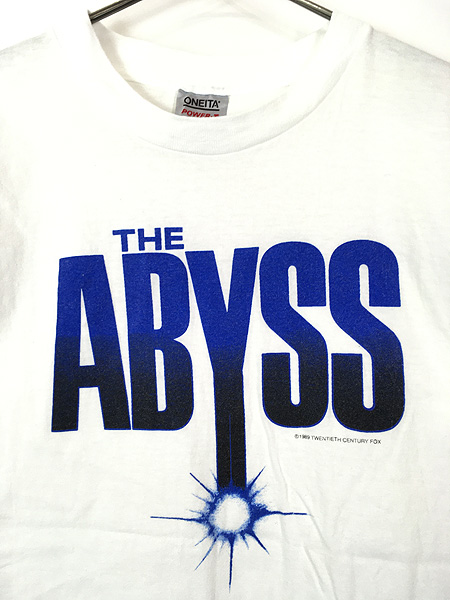 古着 80s USA製 James Cameron 「THE ABYSS」 SF ムービー T