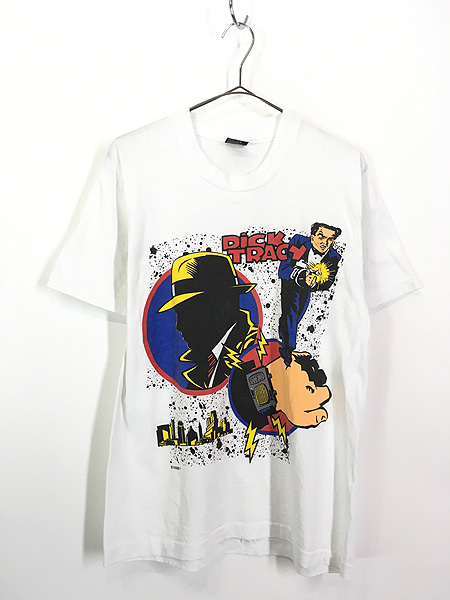 古着 90s USA製 Disney Dick TRACY ディック トレイシー コミック ムービー Ｔシャツ L - 古着 通販 ヴィンテージ　 古着屋 Dracaena ドラセナ