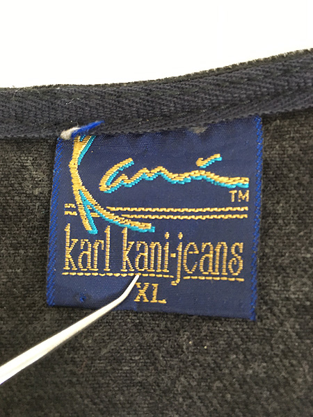 古着 90s Karl Kani Jeans 3ポケット ビッグシルエット ブラック
