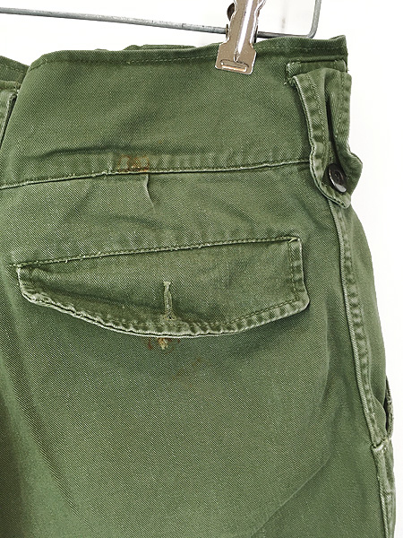 古着 40s オーストラリア軍 ミリタリー ヘビー コットンツイル グルカ ショーツ ショート パンツ オリーブ W31-33