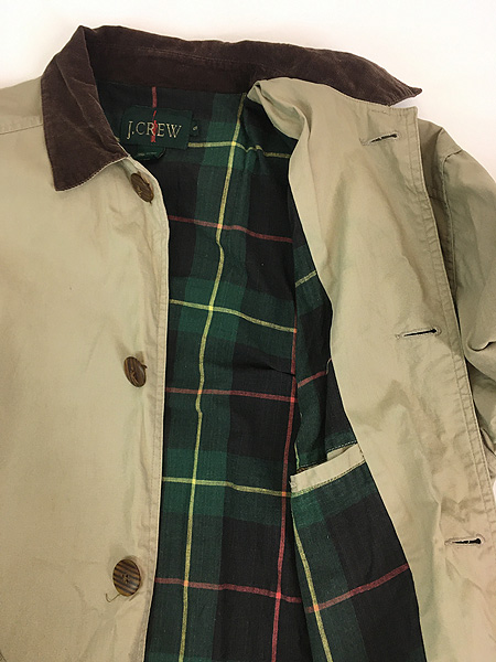 古着 80s J Crew チェック ライナー ハンティング カバーオール