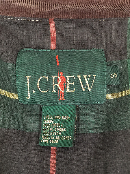 古着 80s J Crew チェック ライナー ハンティング カバーオール