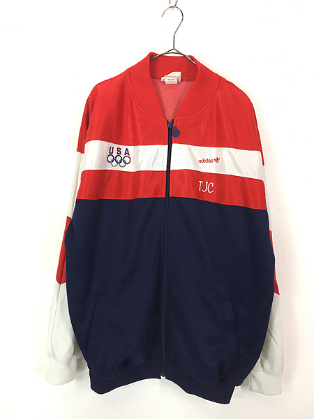 古着 90s adidas 五輪 オリンピック トリコロール ジャージ