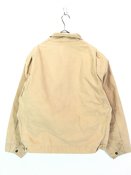 古着 80s USA製 Carhartt 裏地 チェック ブランケット レアカラー!! クリーム ダック デトロイト ジャケット XL 古着 - 古着  通販 ヴィンテージ 古着屋 Dracaena ドラセナ