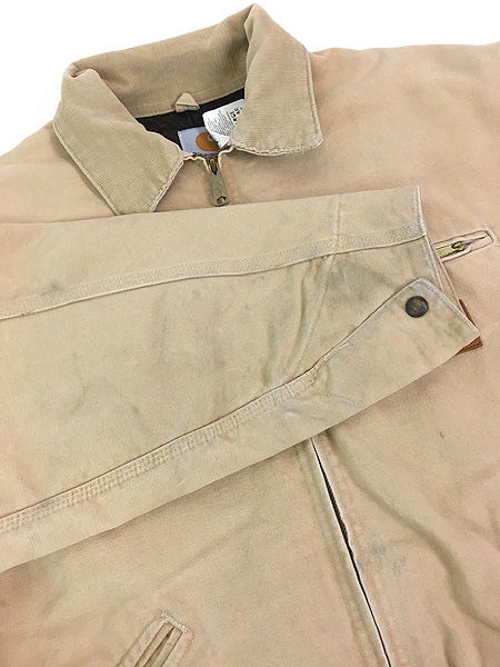 古着 80s USA製 Carhartt 裏地 チェック ブランケット レアカラー