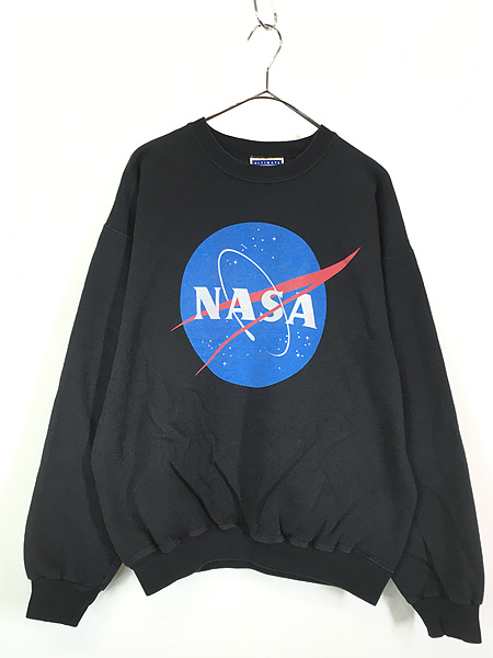 古着 90s NASA アメリカ航空宇宙局 BIG プリント スウェット