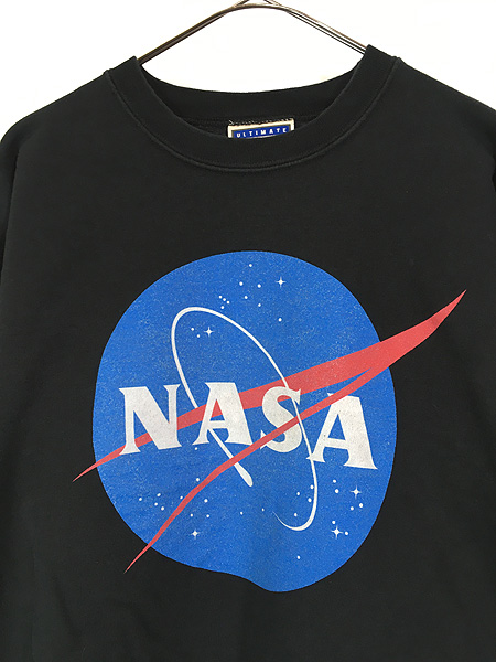 古着 90s NASA アメリカ航空宇宙局 BIG プリント スウェット