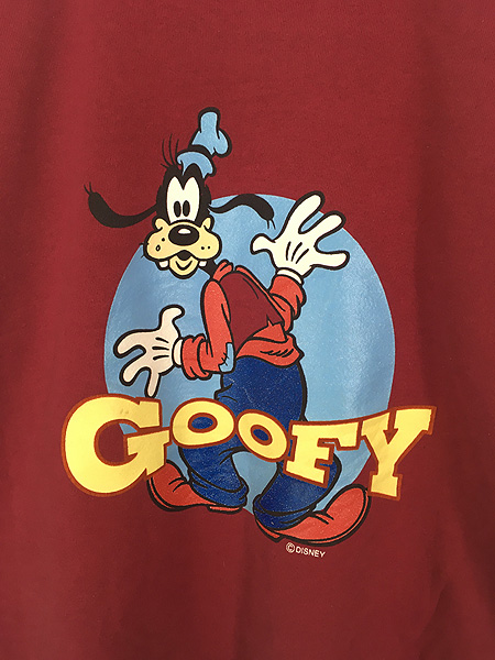 古着 90s USA製 Disney Goofy 振り向き グーフィー スウェット