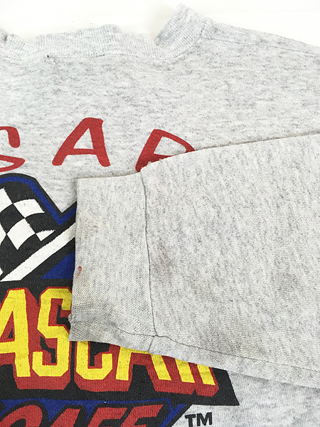 古着 90s NASCAR CAFE レーシング 特大 プリント スウェット トレーナー L 古着 - 古着 通販 ヴィンテージ 古着屋  Dracaena ドラセナ