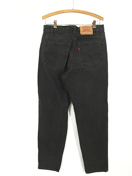 古着 90s USA製 Levi's 550-0260 サルファ スーパー ブラック デニム