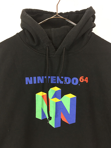 古着 Nintendo 64 任天堂 ロクヨン ゲーム 企業 ロゴ スウェット