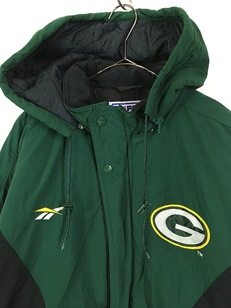 古着 90s Reebok × NFL Green Bay Packers パッカーズ 2way パデット