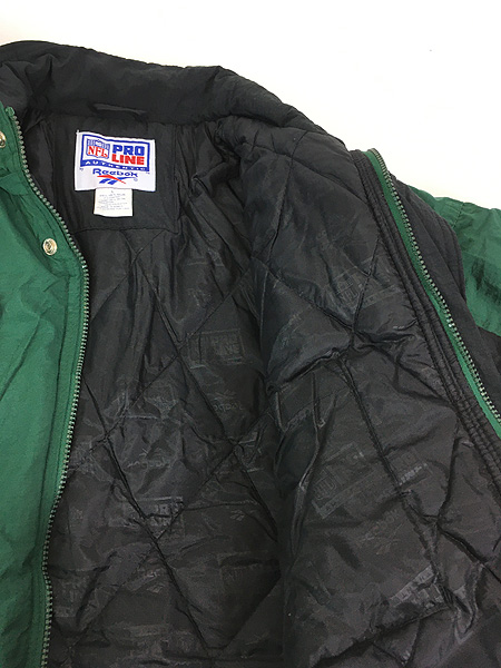 古着 90s Reebok × NFL Green Bay Packers パッカーズ 2way パデット ナイロン ジャケット L 古着 - 古着  通販 ヴィンテージ 古着屋 Dracaena ドラセナ