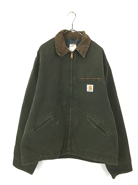 Carhartt デトロイトジャケット ダックアクティブジャケット モス