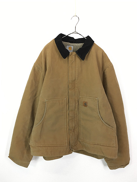 古着 Carhartt 裏ボア ブラウン ダック トラディショナル ジャケット