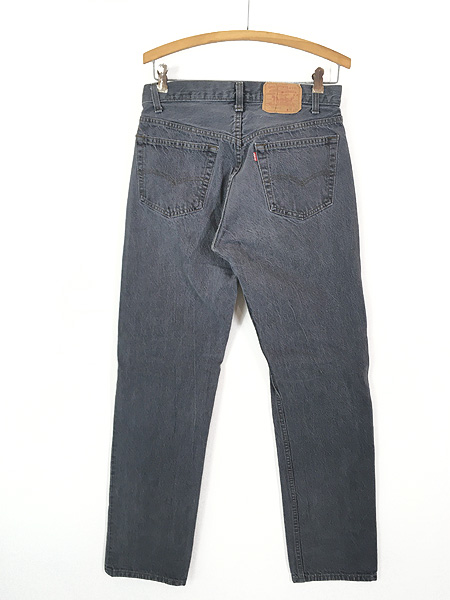 古着 80s USA製 Levi's 501-0658 先染め ブラック デニム パンツ