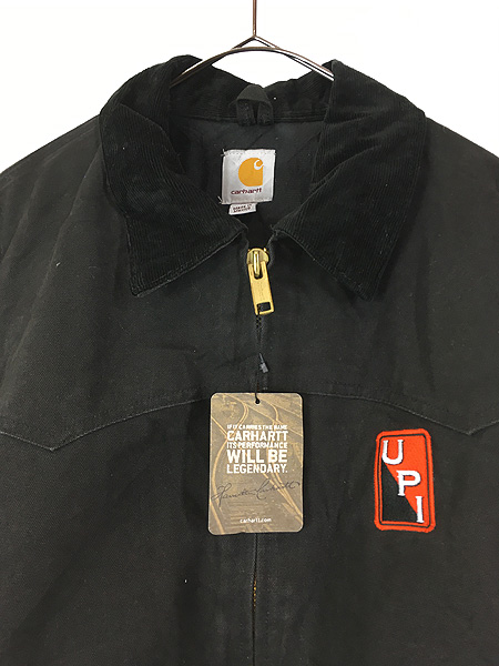 Deadstock」 古着 Carhartt UPI カード ウエスタン ヨーク ブラック