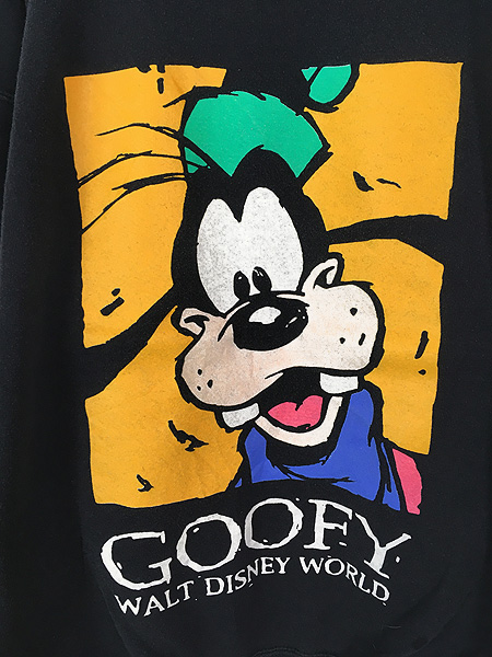 古着 90s USA製 Disney Goofy グーフィー スウェット トレーナー M