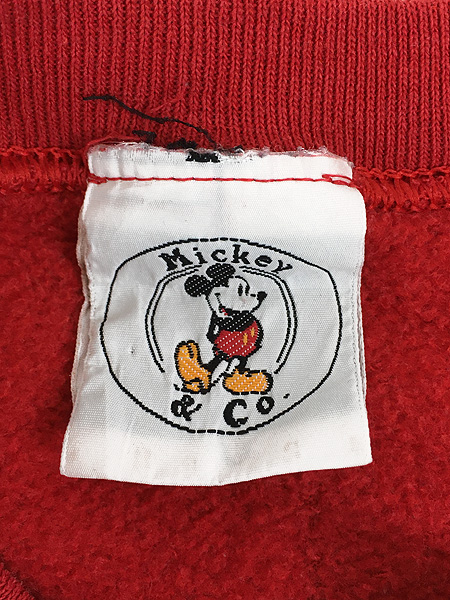 レディース 古着 90s USA製 Disney ミッキー ミニー ハグ BIG