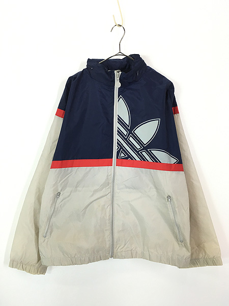 古着 90s adidas トレフォイル クレイジー パターン 2way ナイロン