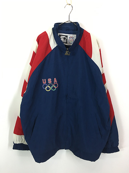 古着 90s STARTER製 イーグル USA 五輪 オリンピック ナイロン