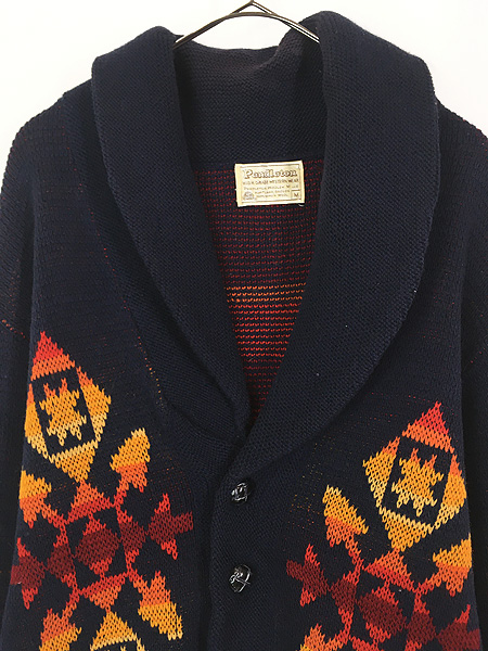 袖丈60PENDLETON ペンドルトン ラグジャケット ネイティブ チマヨ USA