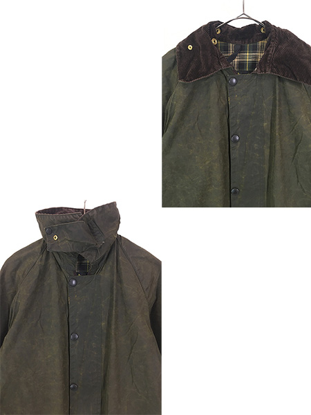 90s ヴィンテージ BARBOUR 旧3ワラント burghley バーレー