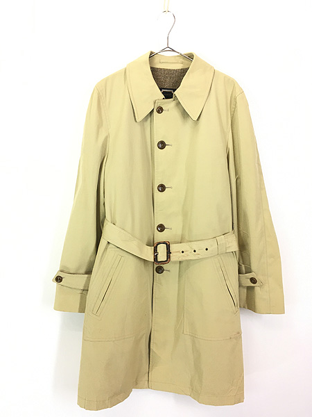 古着 80s Christian Dior コットンツイル ダブルブレスト トレンチ 