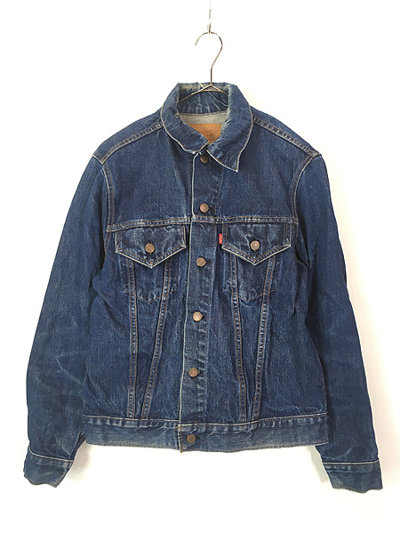 古着 70s USA製 Levi's 70505 「初期」 真紺 インディゴ デニム ...