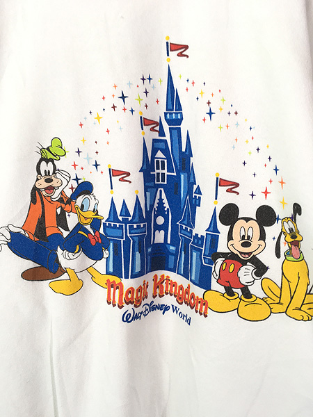 古着 90s USA製 Disney 「Magic Kingdom」 ディズニー パーク サイン