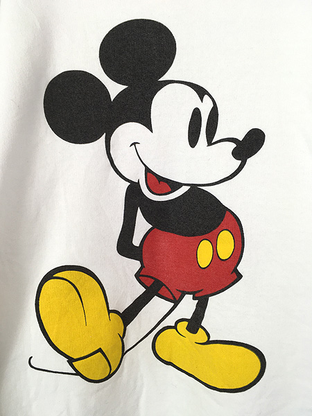 古着 90s USA製 Disney Mickey ミッキー スウェット トレーナー L 古着 - 古着 通販 ヴィンテージ 古着屋 Dracaena  ドラセナ