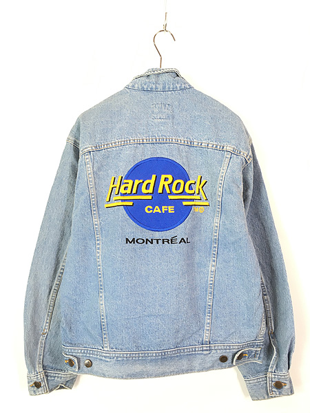 古着 90s Canada製 Hard Rock Hotel 「MONTREAL」 ハードロック デニム