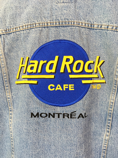 古着 90s Canada製 Hard Rock Hotel 「MONTREAL」 ハードロック デニム