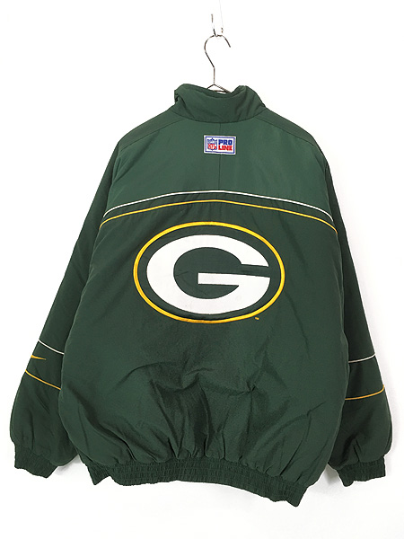 古着 NIKE NFL Green Bay Packers パッカーズ パデット ナイロン