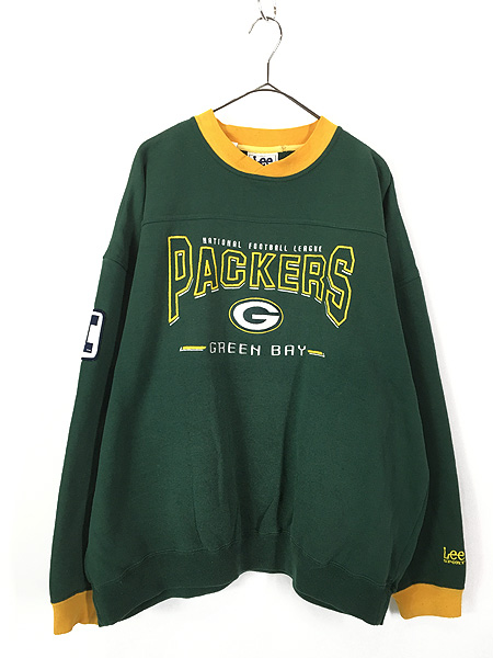 NFL PACKERS☆ホッケーシャツ  刺繍ロゴ ロングシャツ 90s
